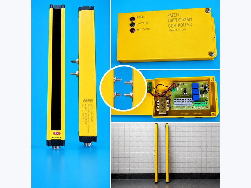Safety Guards & Light Curtains manufactured by Wadia Electronics, Mumbai